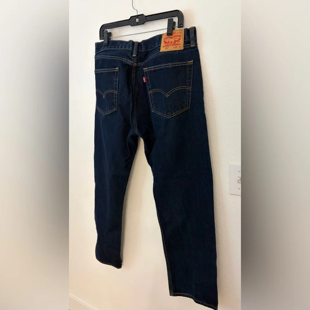 Levi's 505 SZ 36X30 Dark Blue Men's Jeans